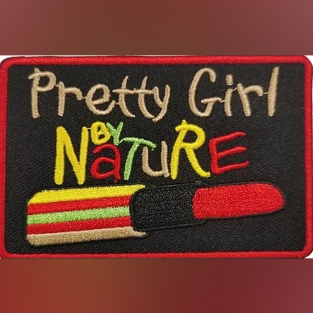 Pretty Girl by Nature Embroidery Patch